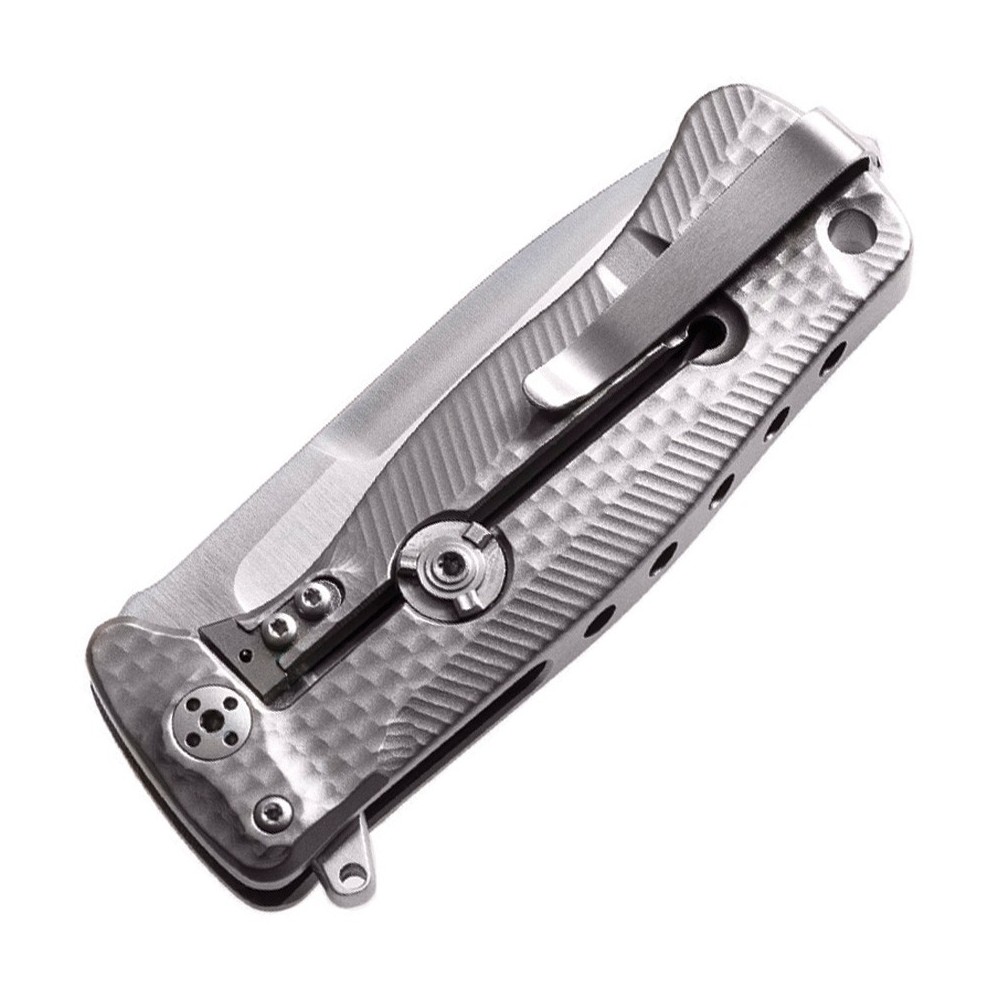LionSTEEL SR22 Framelock Titanium Gray