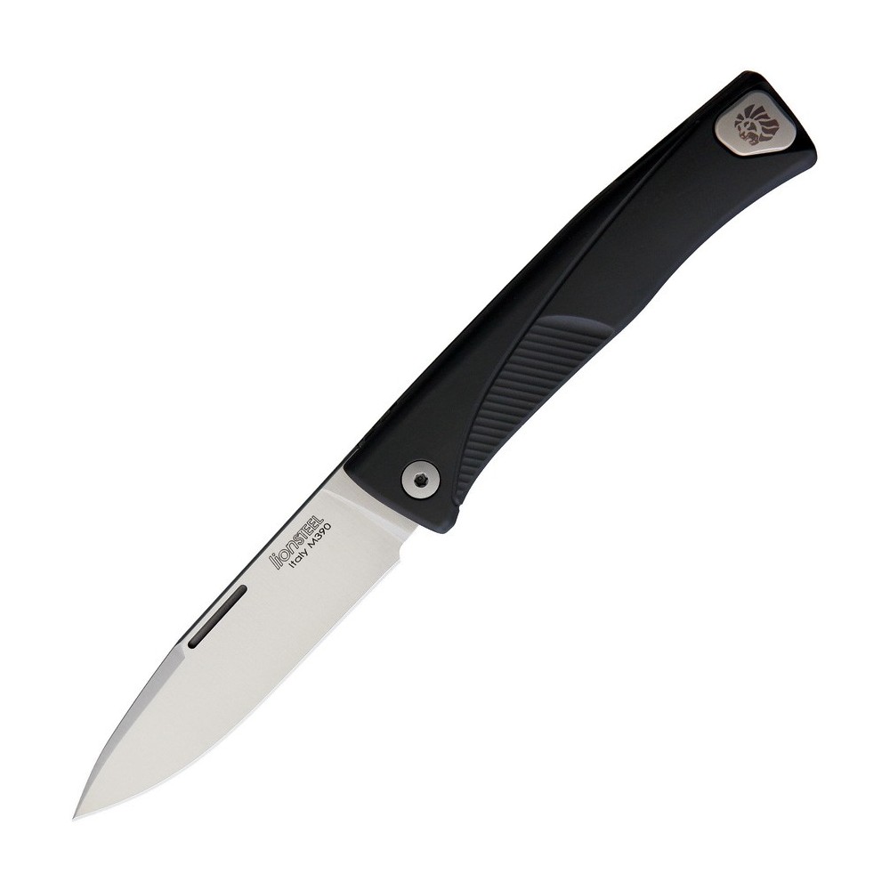 LionSTEEL Thrill Slip Joint Black Al