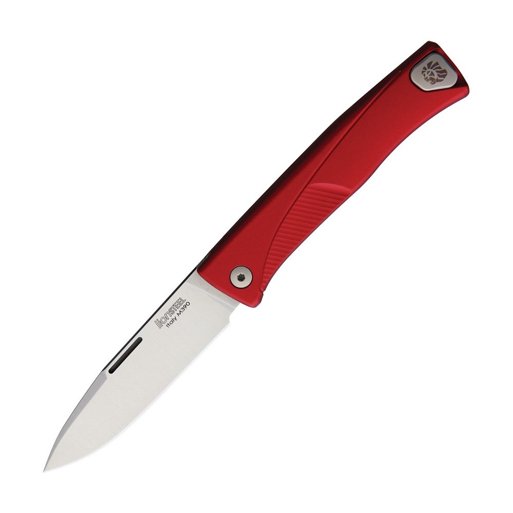 LionSTEEL Thrill Slip Joint Red Al