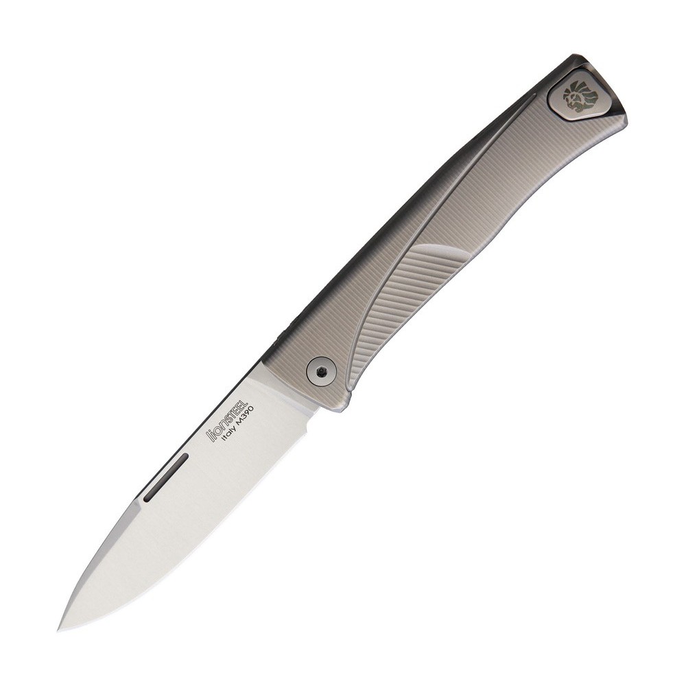 LionSTEEL Thrill Slip Joint Gray Ti