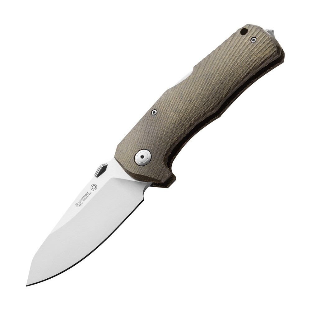 LionSTEEL TM1 Lockback Grn Micarta