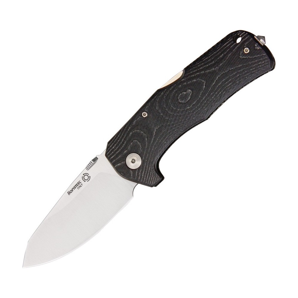 LionSTEEL TM1 Micarta Handle Satin Blade
