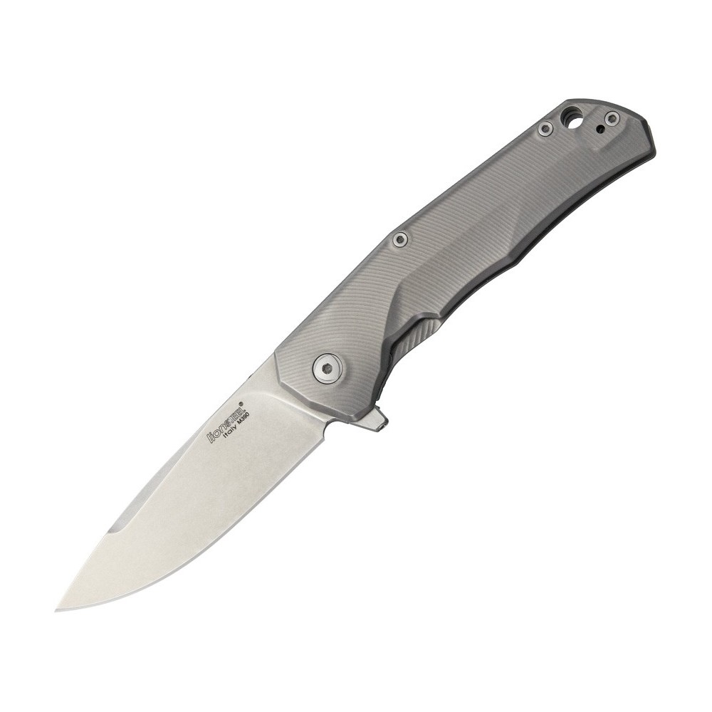 LionSTEEL TRE Titanium Framelock Gray