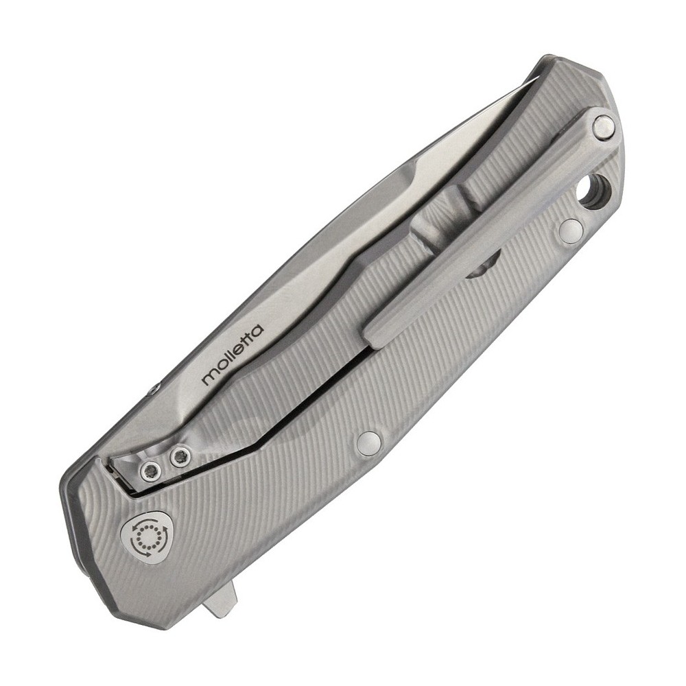 LionSTEEL TRE Titanium Framelock Gray
