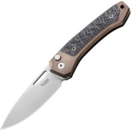 LionSTEEL Twain Button Lock CF Brn