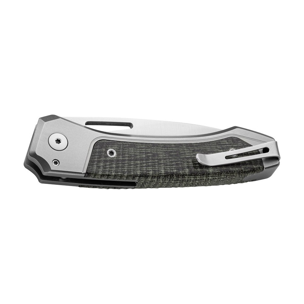 LionSTEEL Twain Button Lock Grn Mic