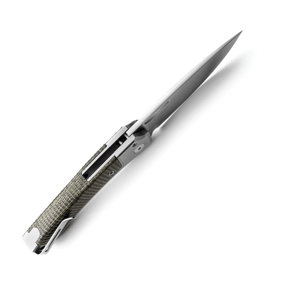 LionSTEEL Twain Button Lock Grn Mic