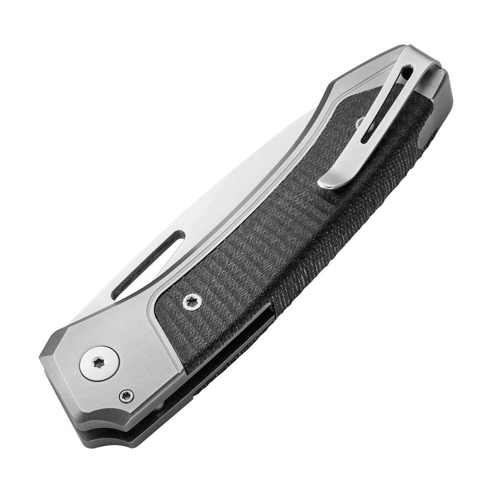 LionSTEEL Twain Button Lock Blk G10