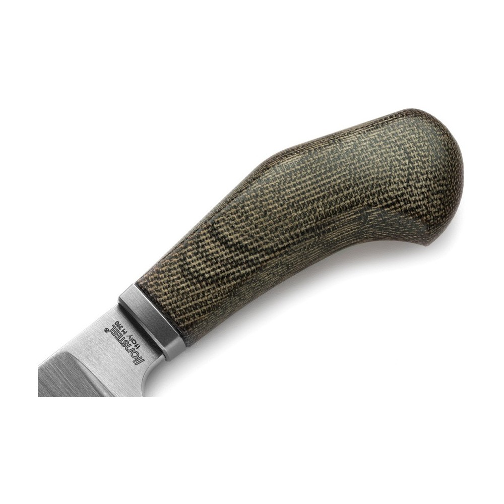 LionSTEEL Willy Fixed Blade Green Canvas