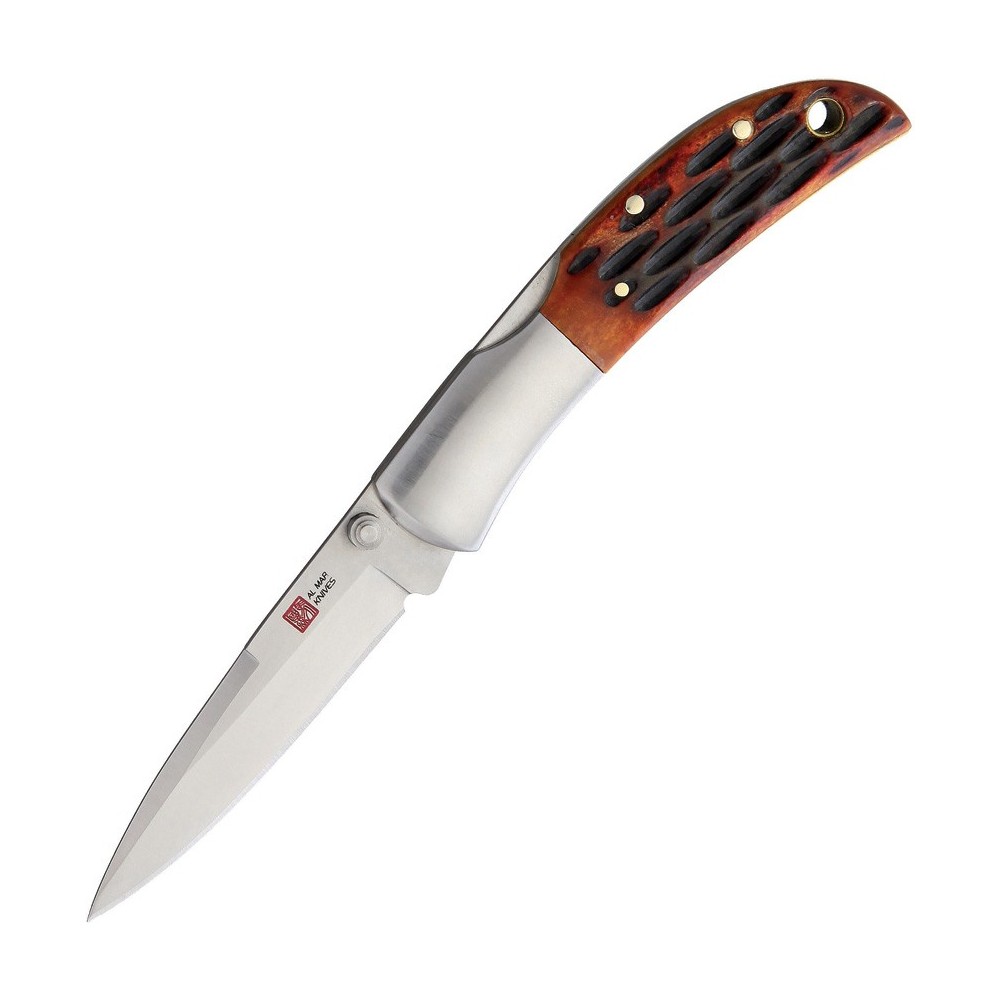Al Mar Hawk Lockback Bone