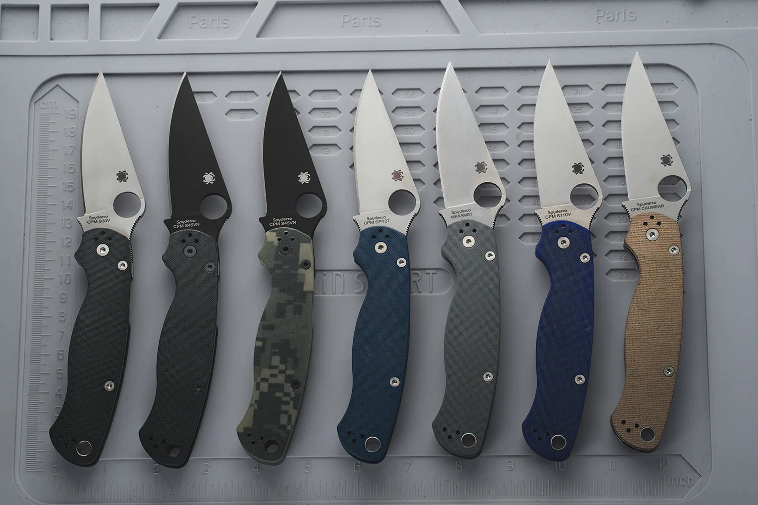 Spyderco PM2 collection